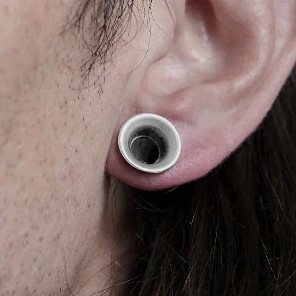 boutique Fort Tempus Tunnel écarteur En Silicone Blanc 6