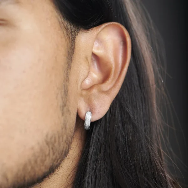 Fort Tempus Boucle D’oreille Clip Finition Brossée Livraison internationale 5