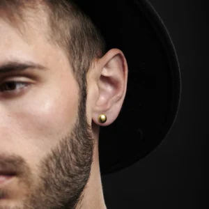 luxe soldes Fort Tempus Clou D’oreille Circulaire Doré 8mm 16