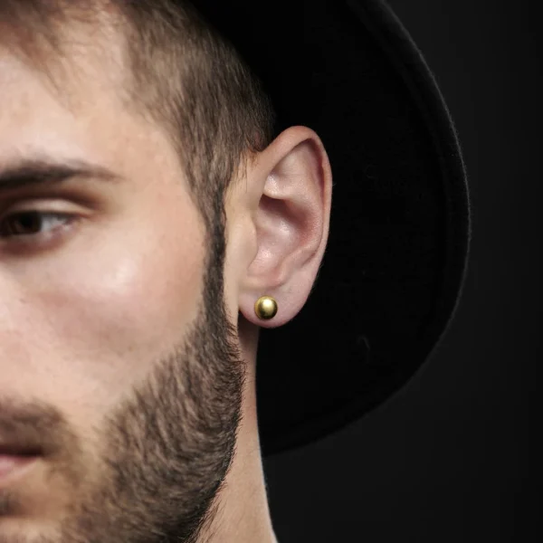 luxe soldes Fort Tempus Clou D’oreille Circulaire Doré 8mm 6