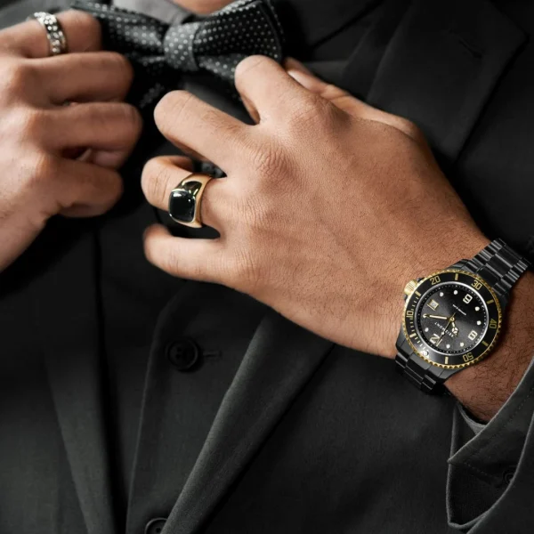 en ligne Seizmont Montre En Acier Inoxydable Drew Tide 4