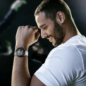 soldes ligne Seizmont Dante II | Montre Squelette Couleur Noir Et Argent 12