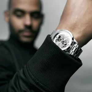 Seizmont Dante II | Montre Squelette Argentée prix le plus bas 10