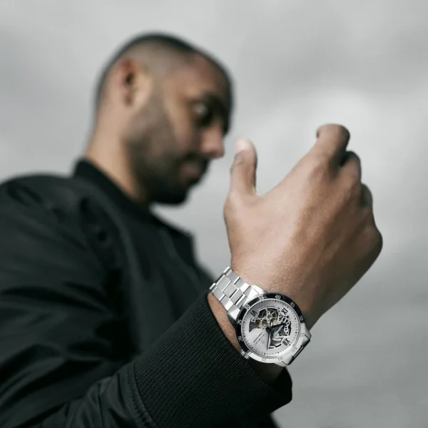 Seizmont Dante II | Montre Squelette Argentée prix le plus bas 5