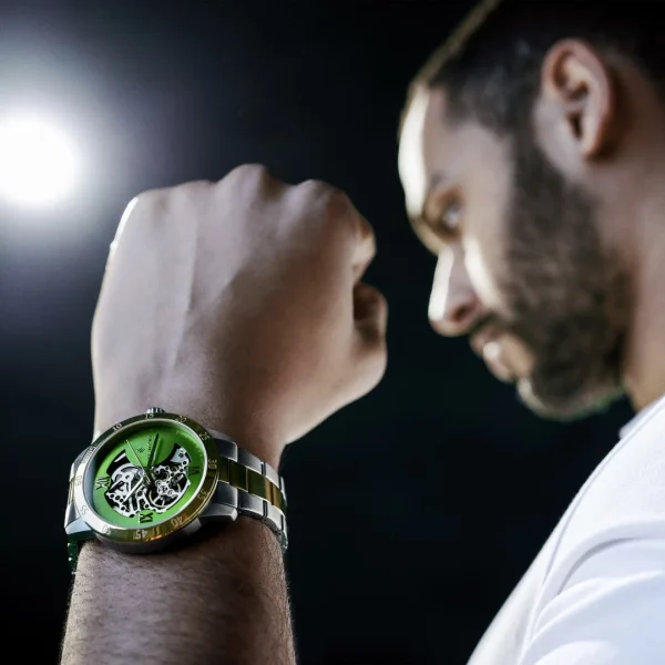 Seizmont Dante II | Montre Squelette Couleur Argent Et Or En édition Limitée marque moins cher 3