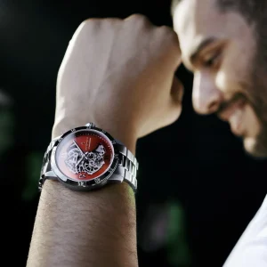 qualité supérieure Seizmont Dante II | Montre Squelette Argentée En édition Limitée 10