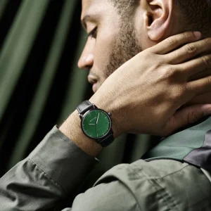 vente luxe pas cher Waykins Colornetic | Montre Noire De Couleur Changeante 12