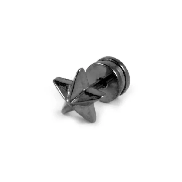 Large choix en ligne Lucleon Boucle D’oreille L’étoile Noire – 6mm 1