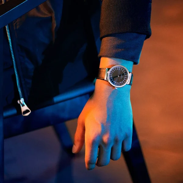 Meilleur Prix Seizmont Montre Travis Calm à Cadran & Aiguille 24 Heures 5