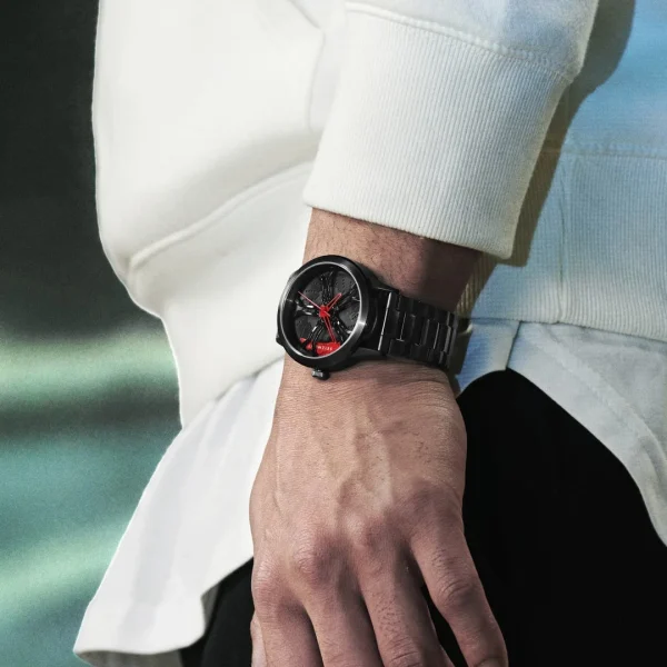 magasin solde Seizmont Monza | Montre Racing Rouge Et Noire 3