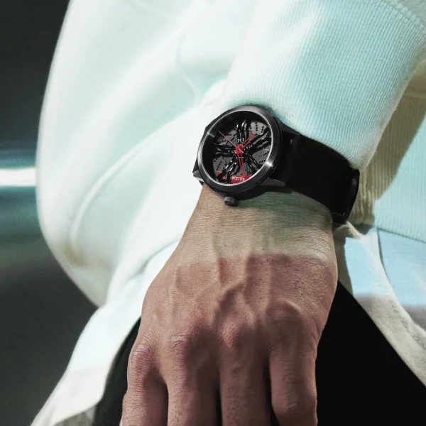 magasin solde Seizmont Monza | Montre Racing Rouge Et Noire 4