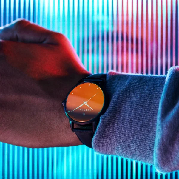 REMISE allant jusqu. Seizmont Onknown | Montre En Acier Inoxydable à Verre Rouge 3