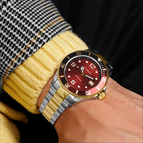 REMISE Seizmont Montre En Acier Inoxydable Dathlan Tide 5
