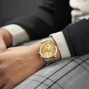 Retour gratuit en magasin. Lucleon Montre En Acier Inoxydable Leroy Kellan 16