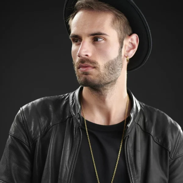 Dernières Nouveautés Moody Mason Boucle D’oreille En Acier Doré Jax 5