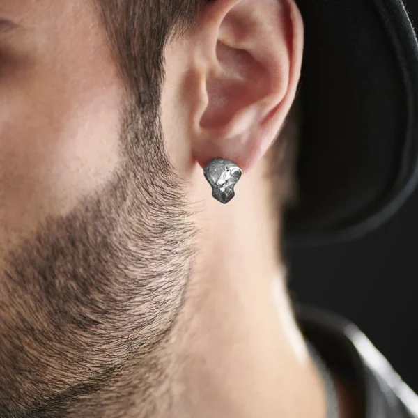 Moody Mason Boucle D’oreille Jax – Cobra En Acier marque pas cher 5