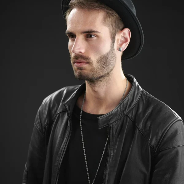 Moody Mason Boucles D’oreilles Jax Clou En Acier Paiement sécurisé 5