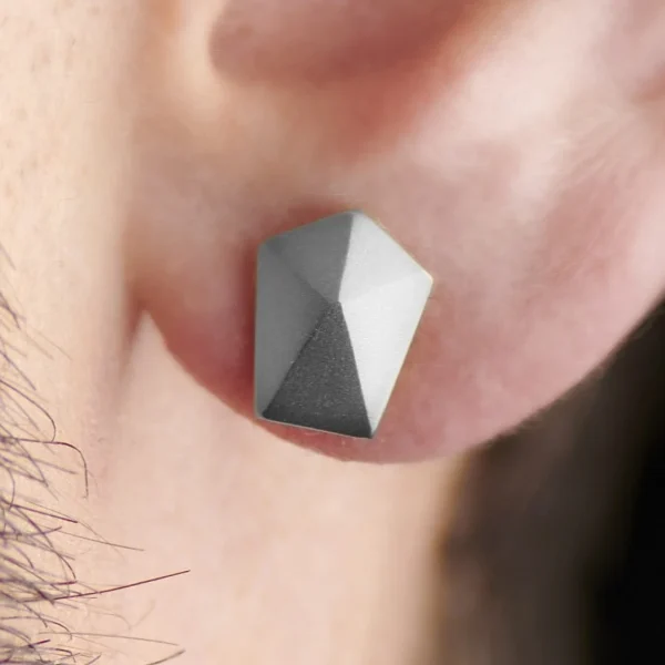 Moody Mason Boucles D’oreilles Jax Clou En Acier Paiement sécurisé 7