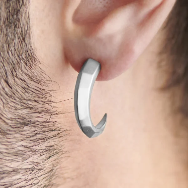 à prix réduits Moody Mason Boucles D’oreilles Jax En Acier – La Serre 7