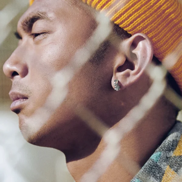 soldes en ligne Otsu Fahrenheit | Clou D’oreille Symbole De La Paix 3