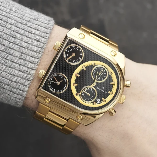 meilleur cadeau Seizmont Montre Dorée Provectus 4