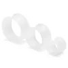boutique Fort Tempus Tunnel écarteur En Silicone Blanc 10