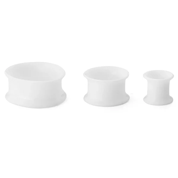 boutique Fort Tempus Tunnel écarteur En Silicone Blanc 3