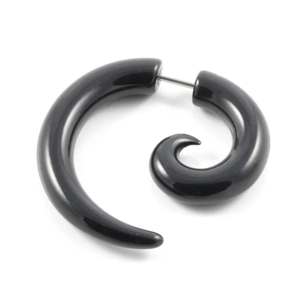Fort Tempus Boucle D’oreille Noire “Le Vortex” Achat 1