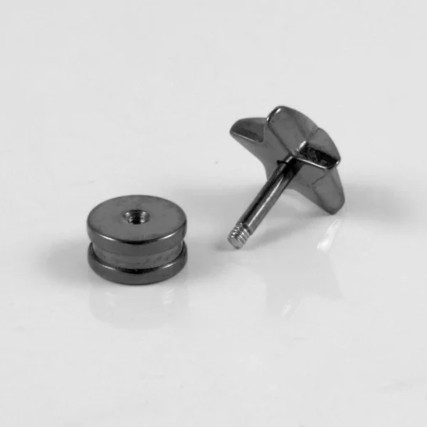 Large choix en ligne Lucleon Boucle D’oreille L’étoile Noire – 6mm 3