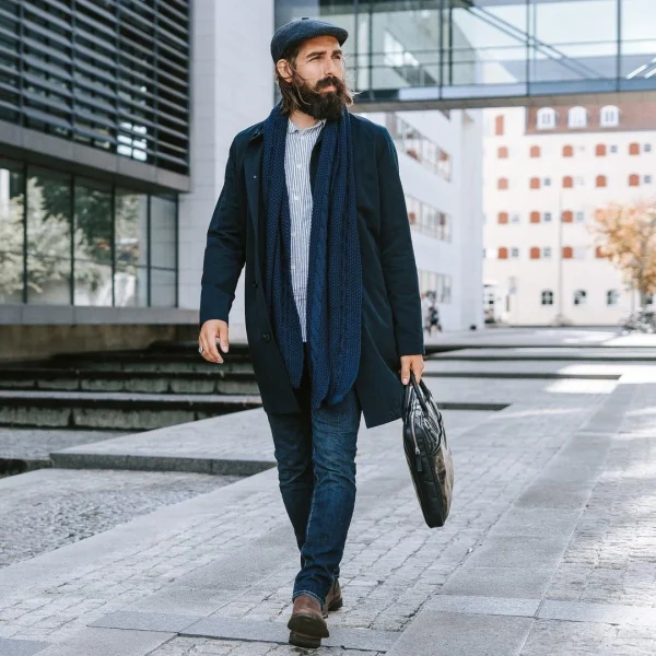 Fawler Écharpe Bleu Marine Freddi Urban soldes 5