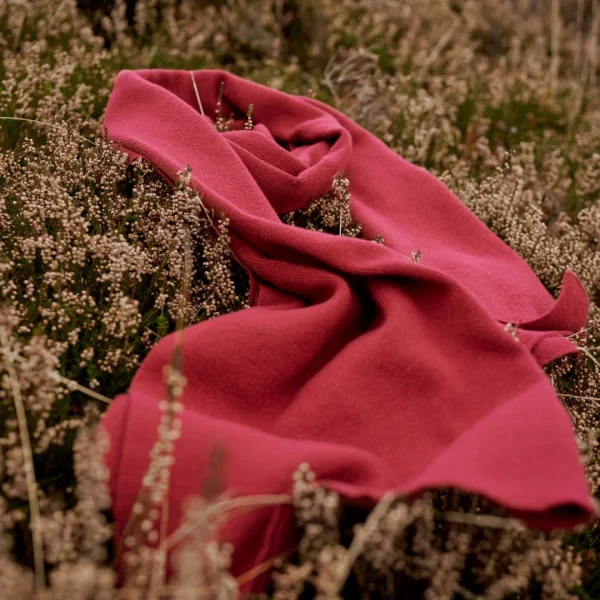 excellente qualité Sidegren Hiems | Écharpe Rouge Bourgogne En Coton Recyclé 6