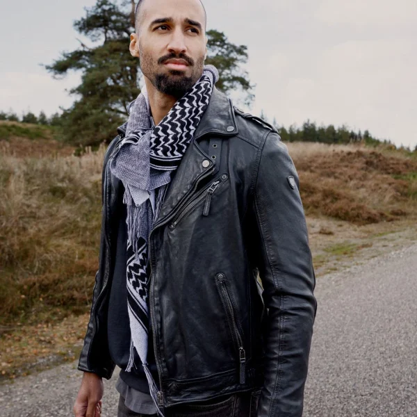 Nouvelle Collection Lucleon Hiems | Foulard Bandana à Carreaux Noir Et Blanc 4