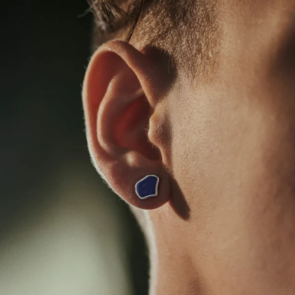 Arkai Orphic | Clou D’oreille Lapis Lazuli officiel 3