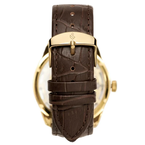 meilleur cadeau Seizmont Montre Squelette Automatique Steele Motus 6