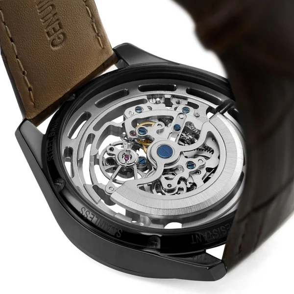 Paiement sécurisé Seizmont Montre Squelette Automatique Stiles Motus 7