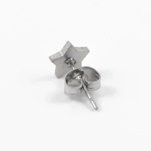 qualité supérieure Lucleon Boucle D’oreille étoile En Acier 7