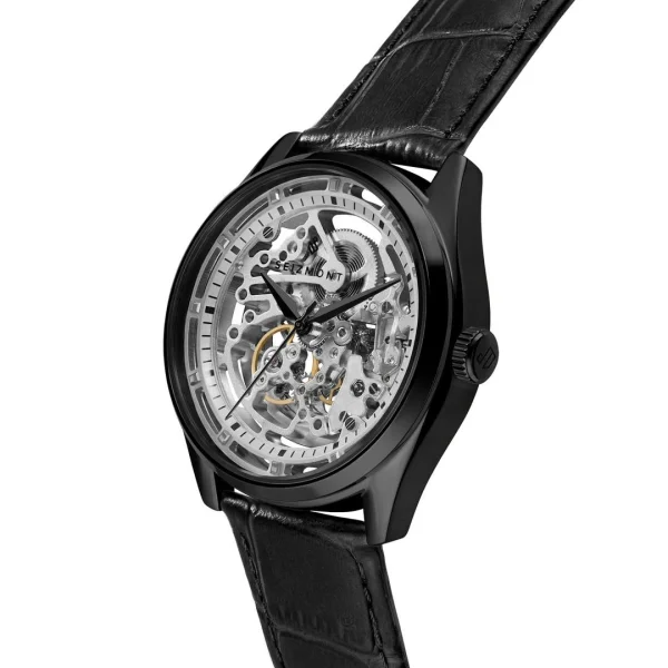 france en ligne Seizmont Montre Squelette Automatique Stuart Motus 3