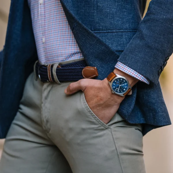 Paiement sécurisé Fawler Montre Aviator Faber Fraser 5