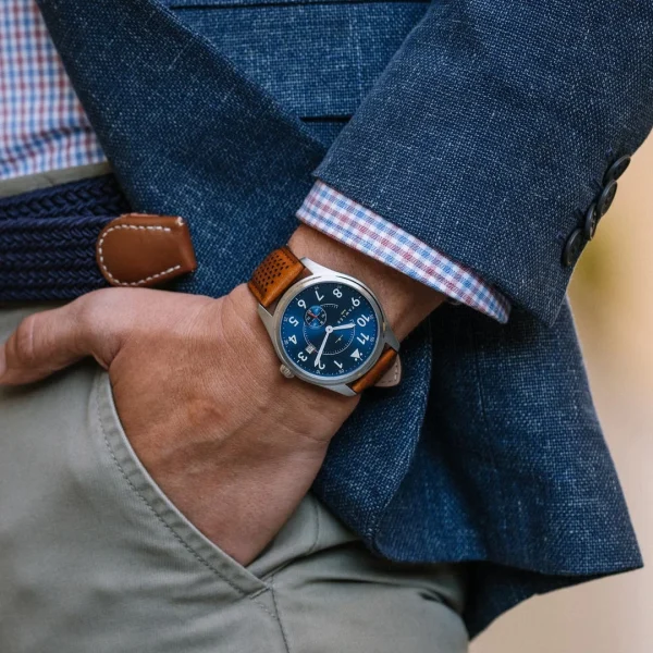 Paiement sécurisé Fawler Montre Aviator Faber Fraser 4