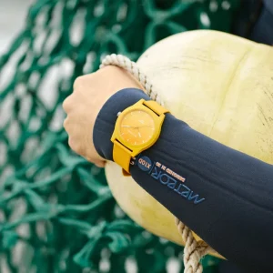 en ligne vente Waykins Recapture | Montre Jaune En Matériaux Recyclés 10