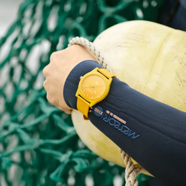 en ligne vente Waykins Recapture | Montre Jaune En Matériaux Recyclés 3