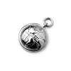 Lucleon Pendentif Mappemonde En Titane Argenté achetez pas cher 20